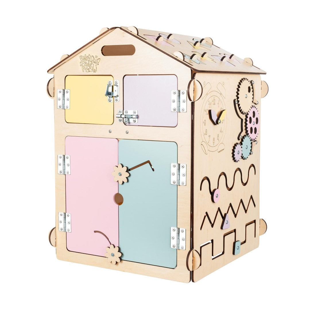 Busy House Pastel Natura - Activity Board Montessori® by Busy Kids