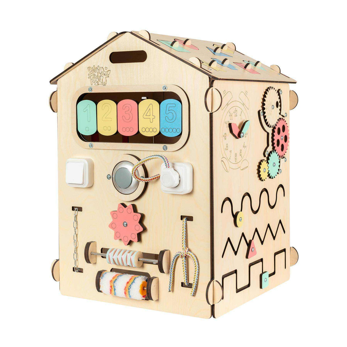 Busy House Natura - Activity Board Montessori® by Busy Kids® - Montessori.store