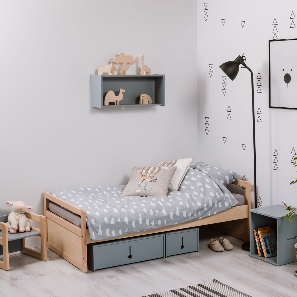 Bodenbett ohne Lattenrost - Montessori® Kindermöbel