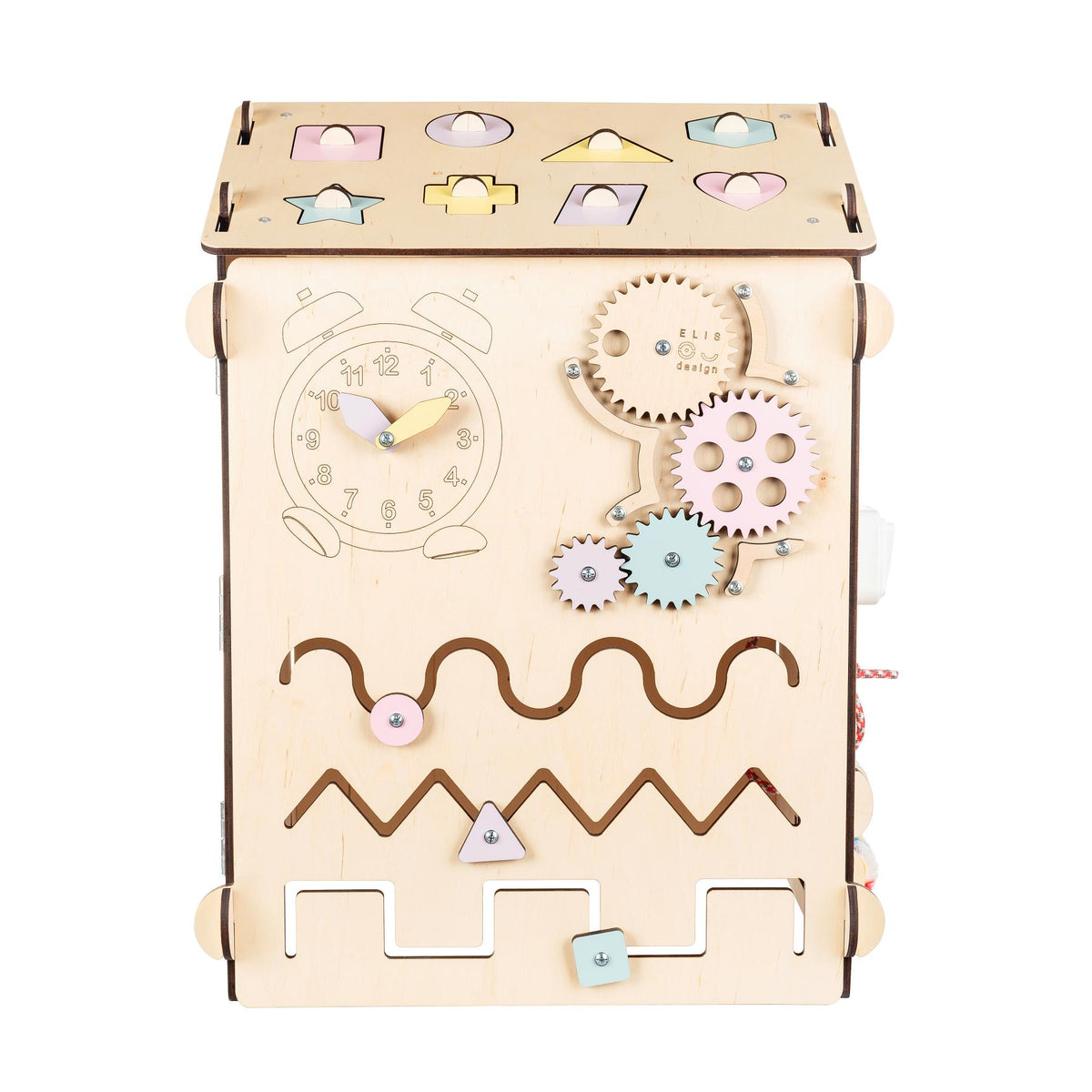 Busy House Pastell Natura - Activity Board Montessori® by Busy Kids