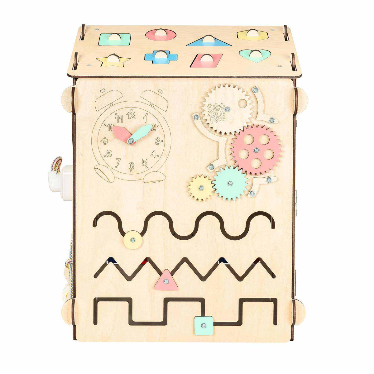 Busy House Natura - Activity Board Montessori® by Busy Kids® - Montessori.store