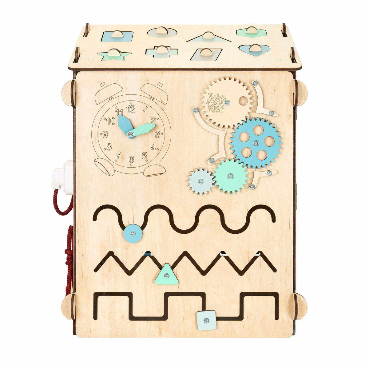 Busy House Minze - Activity Board Montessori® by Busy Kids® - Montessori.store