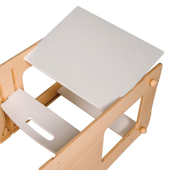 Montessori® Lernturm XL++ Tafel-/Spiegel-Brett/Rutsche