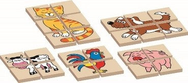 PUZZLE - CREATIVE PARTS - ANIMALS