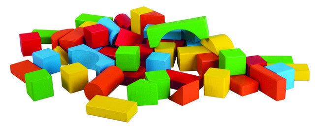 Wooden construction set - 27 mm - 50 building blocks