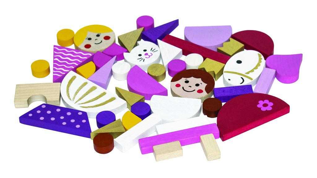 Magnetisches Puzzle für Kinder mit Prinzessinnenmotiv, buntes Holzspielzeug.