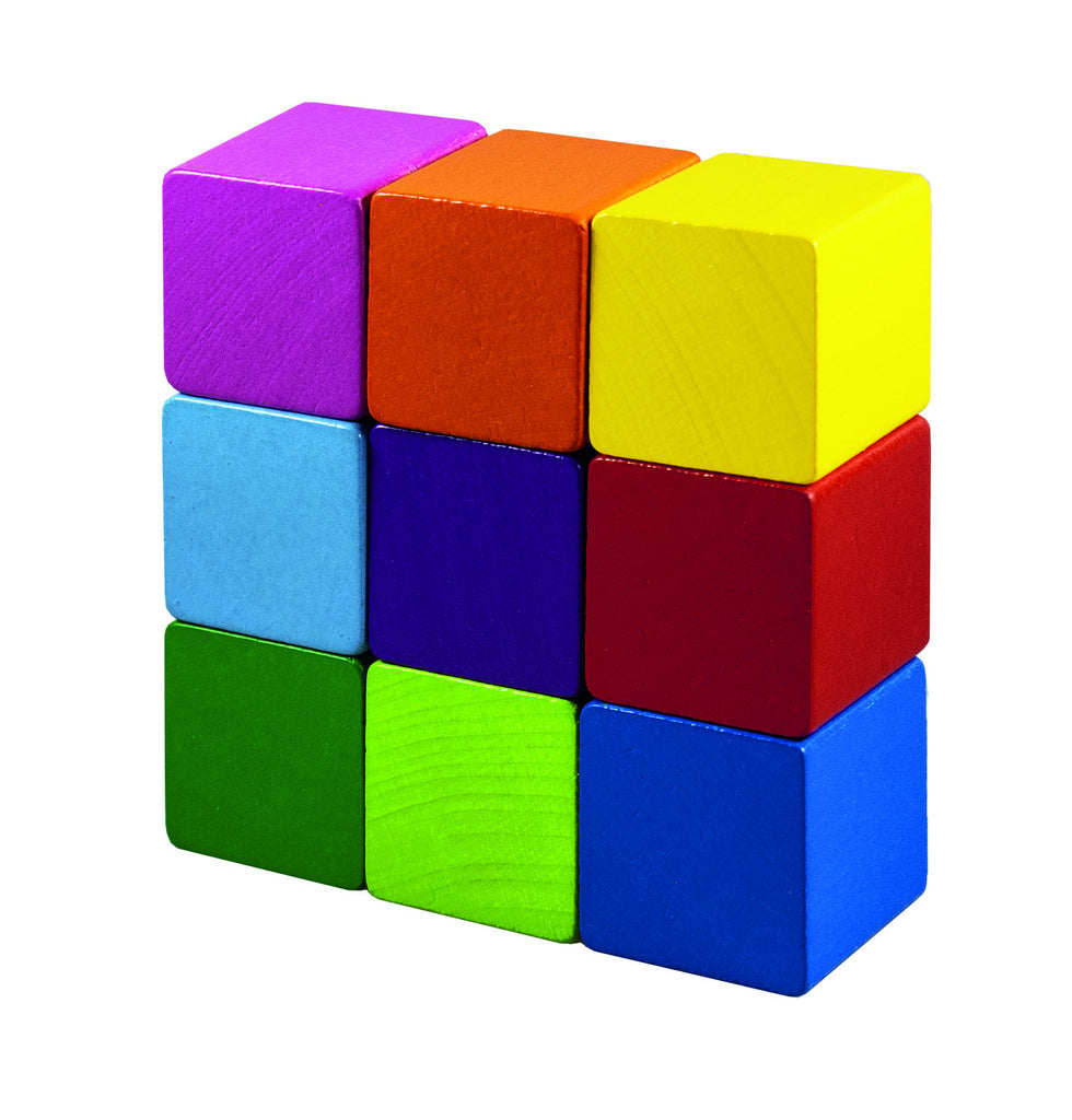 COLORFUL WOODEN CUBES