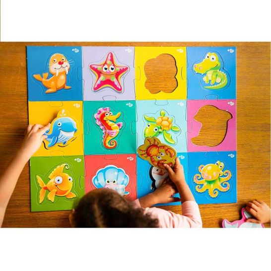 MAXI Puzzle 24 - Sea creatures