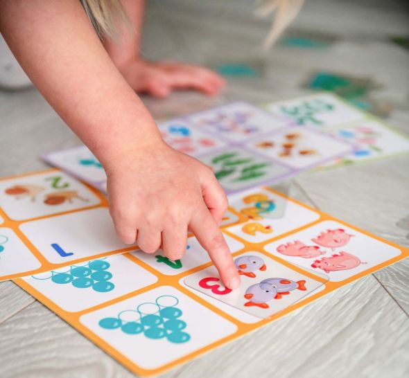 LOTTO - with transparent cards - count to 10 