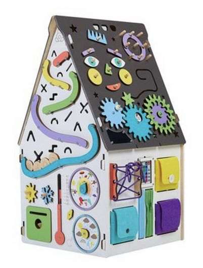 Motorikspielzeug - MotorikHaus mit Beleuchtung - Sensorisches Spielzeug - Montessori.store