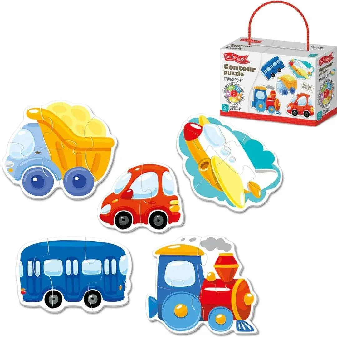 ZigZag Puzzles - Transport - Montessori.store