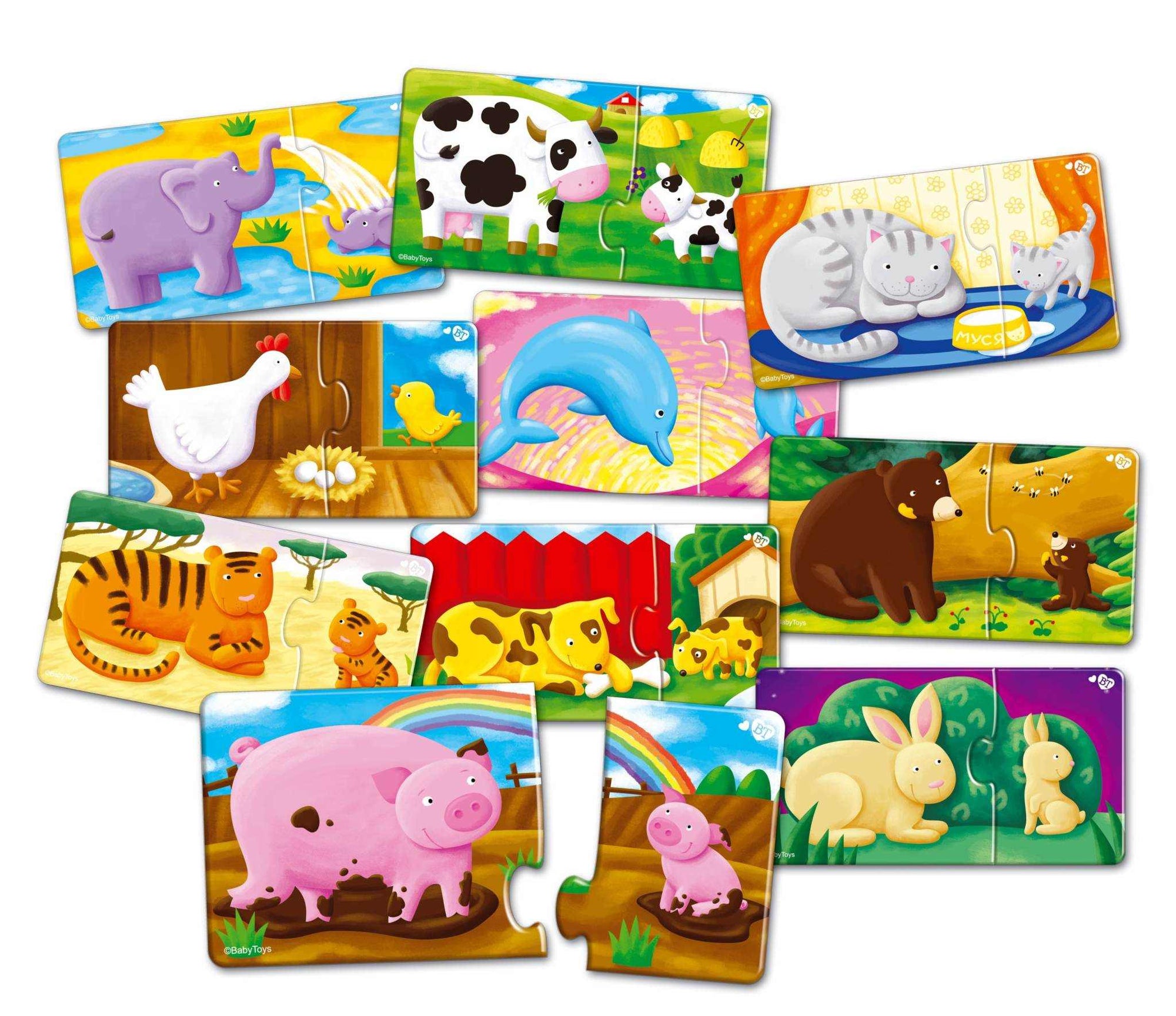 Doppelpuzzle - wessen Baby? - Montessori.store