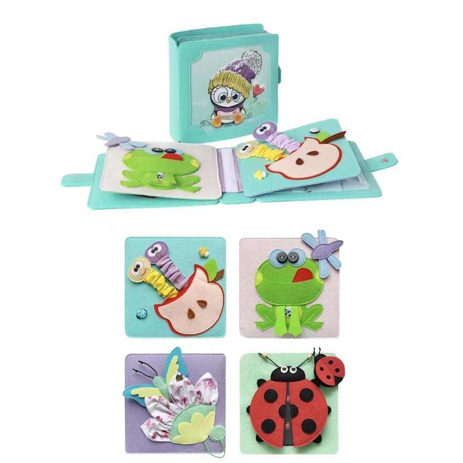 Montessori Stoffbuch baby, Weiches Buch No4.2 - Montessori.store