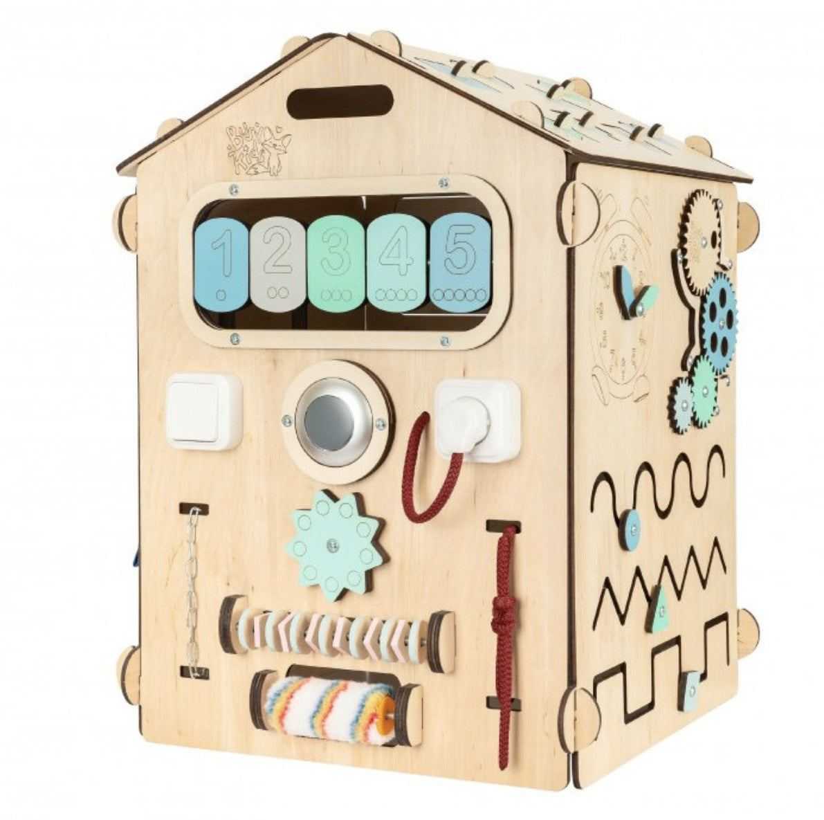 Busy House Minze - Activity Board Montessori® by Busy Kids® - Montessori.store