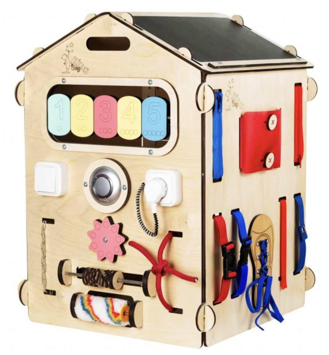 Busy House Natura - Activity Board Montessori® by Busy Kids® - Montessori.store