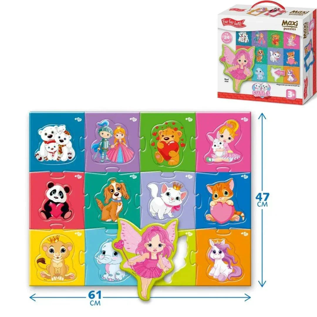 MAXI Puzzle 24 - Cutie - Montessori.store