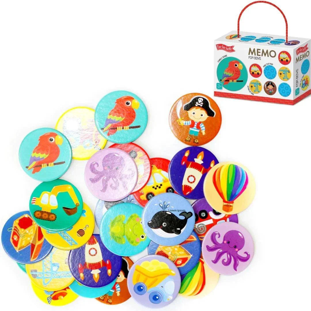 MEMO - für Jungs - Montessori.store