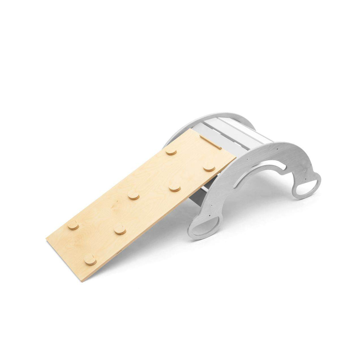 Doppelseitiges Brett für Schaukel, vielseitig einsetzbar als Rutsche oder Kletterbrett, 92x37 cm, CE zertifiziert.