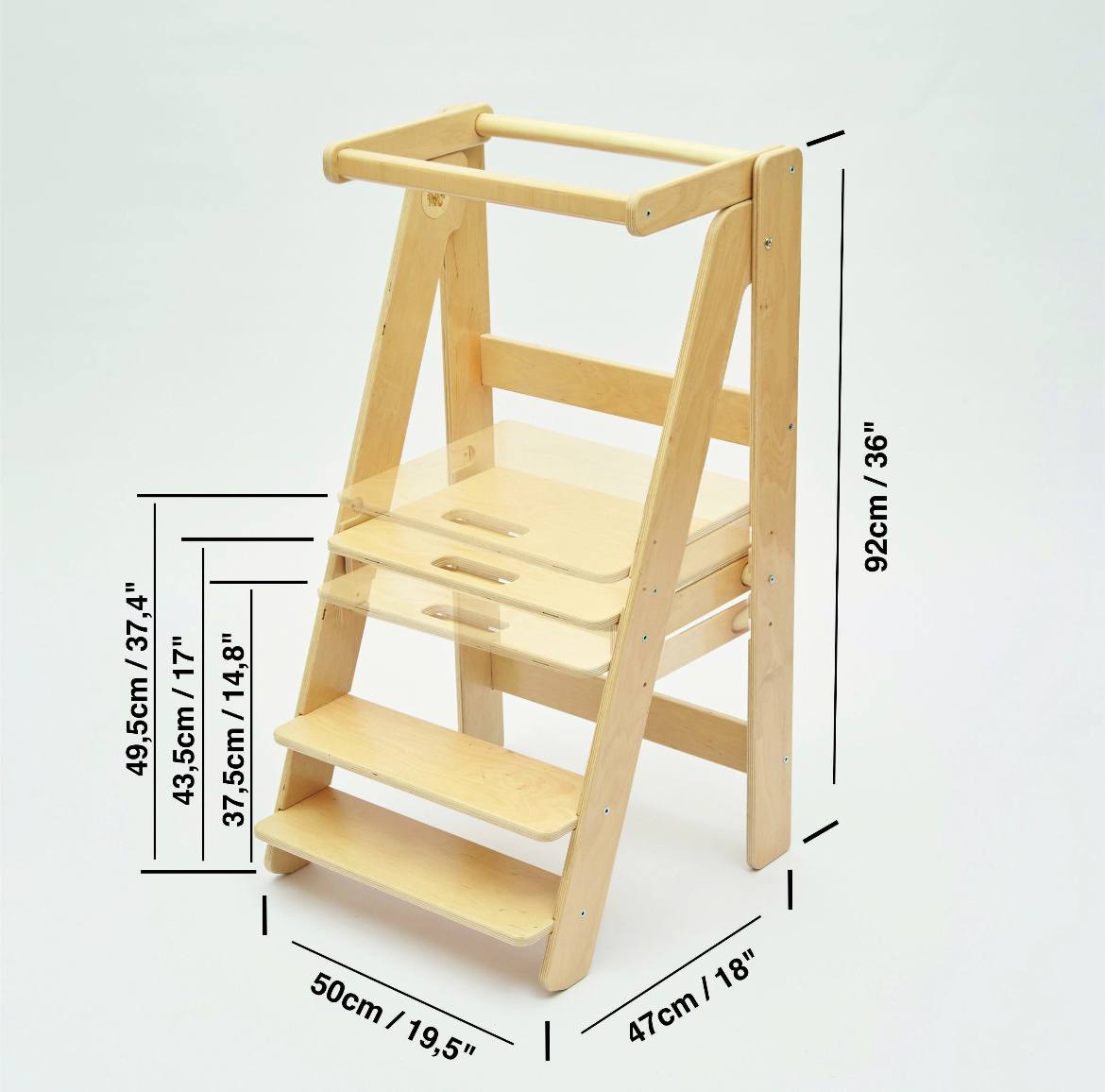 Learning tower - collapsible