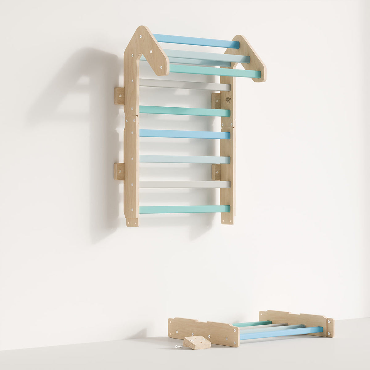 Wall bars BusyKids 2-in-1 - mint