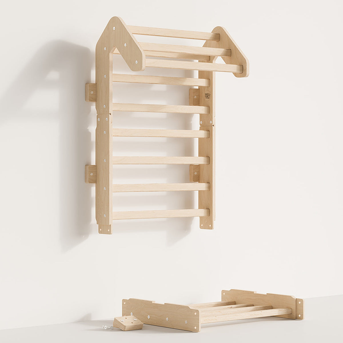 Wall bars BusyKids 2-in-1 - natural