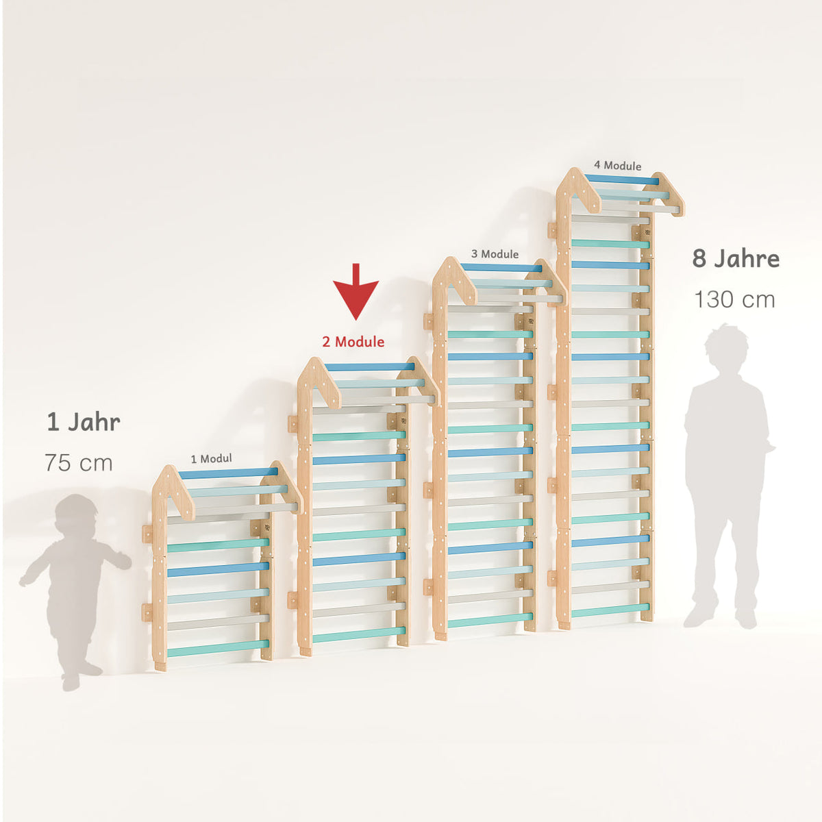 Sprossenwand für Kinder Mini  - Minze