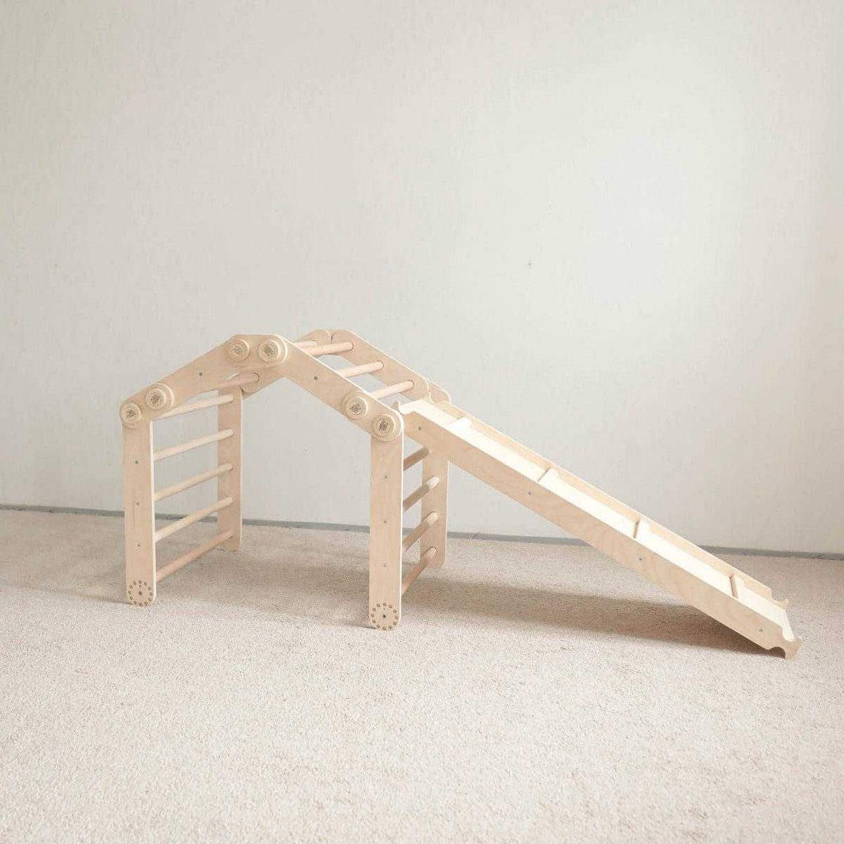 Flexi-Klettergerüst für Kinder (Set M mit Rutsche) beschichtungsfrei - Montessori.store
