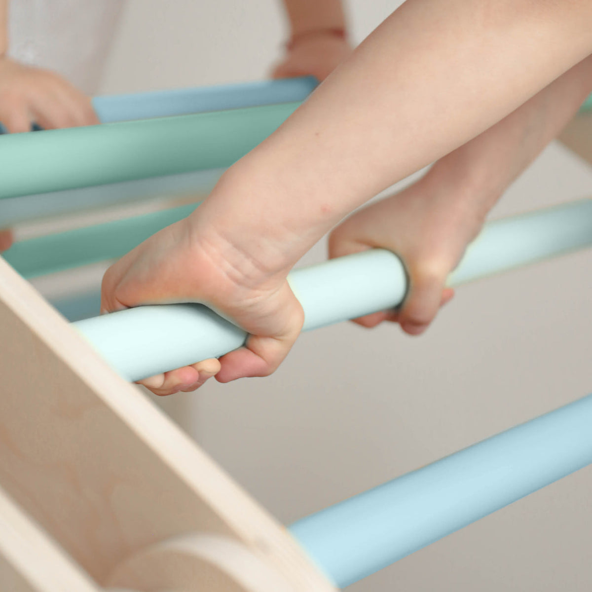 Flexi climbing frame for children (set M with slide) mint
